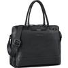 STILORD Nola Borsa Shopper Donna Pelle Grande Borsa PC 13.6 Pollici Borsa Lavoro Cartella Vintage Borsa a Tracolla Business Vera Pelle Colore:nero