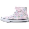 Converse Chuck Taylor all Star A17089C Scarpe Alte Bambina,Rosa con Fiori,con Laccio Elastico e Strappo (Rosa (New Found Bloom/White), Sistema Taglie Calzature EU, Adolescente, Numero, Media, 32)