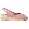 Toni Pons Espadrillas da Donna con Zeppa in Pelle - BERNIA-P - Pale, 37 EU