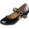 TRIWORIAE-Scarpe Principessa Bambina Bimba, Scarpe Mary Jane con Tacco per Ragazza Eleganti