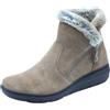 ENVAL SOFT ENVAL 8773722 Scamosciato Fango Tronchetti per Donna in Nabuk con Lampo Zeppa Bassa (Taglia 39)