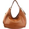 Cheval Firenze Borsa a Spalla Malaga A/S, Vera Pelle Made in Italy (Cuoio)