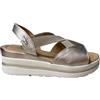 Melluso Sandalo zeppa (Oro, Sistema Taglie Calzature EU, Adulto, Donna, Numero, Media, 36)