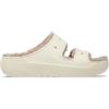 Crocs, Sandali con Plateau Cozzzy Classici Unisex per Adulti | Ciabatte Fuzzy Slide, 7 Women/5 Men