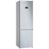 Bosch Serie 4 KGN397LDF frigorifero con congelatore Libera installazione 260 L D Acciaio inossidabile