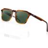 Carfia Retro Polarizzati Occhiali da Sole Uomo UV400 Protezione Acetato Quadrato Telaio per la Guida all'Aperto CA5352