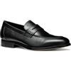 Geox U REZZONICO A, Mocassino Uomo, Black, 39 EU