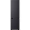 LG GBBS726CEV Frigorifero combinato Fit & Max 60cm, Classe C, 375L, AI Inverter, Black Steel