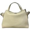 Cheval Firenze Borsa a Mano Algedi, Vera Pelle Made in Italy (Beige)