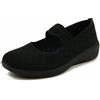 Skechers Stretch Fit 158565 Arya That's Sweet Black Ballerine Sportive per Donna in Tessuto Nero