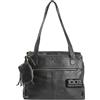Lavalen Borsa Donna Grande Pelle - Tote Bag Elegante Molti Scomparti - Borsa Donna Firmata alla Moda Cerniere multiple - Borsetta a Spalla di Qualità - Borse Nera Vera Pelle - Portamonete Regalo.