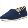 TOMS Recycled Cotton Alpargata, Mocassino Basso Uomo, Navy, 39 EU