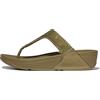 FitFlop Lulu Crystal Feather Original Fit Toe-post Sandali con zeppaDonna