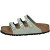 Birkenstock 1030319 Florida Fresh Pure Sage Sandalo con Tripla Fibbia in Pelle (Taglia 38)