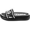 Buffalo Ciabatta Donna Rey Ecopelle Vegan Nero DS22BF04 BN16110561 38
