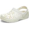 Crocs Classic Floral Cut Out Clog K, Zoccoli Unisex - Bambini e Ragazzi, Chalk, 28/29 EU