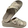 VIRGO FIRENZE Ciabatte Donna con Regolazione a Strappo e Plantare Estraibile in Vera Pelle - Comfort e Supporto Ideale