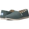 TOMS Alpargata Heritage Canvas, Mocassino basso Donna, Bonsai Green, 39 EU