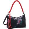 Desigual borsa a tracolla Xena Dortmund Across Body Bag Black nero