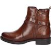Valleverde Tronchetto Donna 47511 in Pelle Marrone Modello Casual. Una Calzatura Comoda Adatta per Tutte Le Occasioni. Autunno-Inverno 2022. EU 38