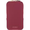 Coccinelle Pelle borsa per cellulare Flor Hi-Tech Phone Bag Rosewood mirtillo
