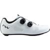 Northwave Revolution Scarpe Ciclismo Strada Unisex, Suola Morph Carbon, Doppio SLW3, Scarpe Bici da Corsa, Bianco EU 45