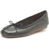 Clarks Freckle Ice, Ballerine Donna, Nero Black Leather, 35.5 EU