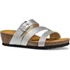 Geox D New STHELLAE A, Sandalo Piatto Donna, Silver, 38 EU