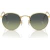 Ray-Ban Round Metal - RB3447 - 001/BH - Ray-Ban 50