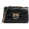 Pinko Love Classic Puff Maxi Quilt 8, Borsa Donna, Z99Q Nero-Antique Gold, 18 X 8 X 13 Cm 1 Kg