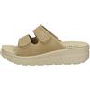 Valleverde Sandali Donna 55600-2026 in Pelle Beige Scarpe Casual Comode, Leggere e Flessibili, Ideali per Primavera Estate. EU 39