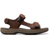 Clarks Sandali unisex Saltway Edge, marrone scuro, 43 EU
