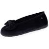 Isotoner Pantofole ballerine donna fiocco suola everywear™