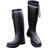 Ovyuzhen Stivali da pioggia da uomo alti al ginocchio impermeabili da giardino scarpe da uomo in gomma con PVC Comfort leggero lavoro fanghi stivali resistenti durevoli antiscivolo per giardinaggio
