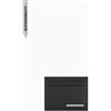 Armani Exchange Men's New York, Sustainable, Silver Logo Plate Credit Card Holder, Navy Salute