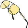 SIPLION Al-Mg Occhiali da Sole Uomo Polarizzati UV400 23 g Leggeri Sportivi