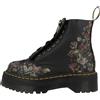 Dr. Martens DR MARTENS Donna Jungle Boot Sneaker, Nero Stampa Rose, 36 EU