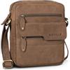 ROYALZ Oregon Borsa Tracolla Uomo Pelle Piccola - Borsa Uomo Vera Pelle Vintage, Borsello Uomo Compatto, Tracolla Uomo in Pelle, Messenger Bag Uomo