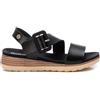 REFRESH - Sandali Donna Nero - Scarpe comode e versatili - Moda casual - Modello 17284403 (Misurare 36)