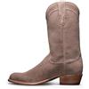 DJFOG Stivali da Cowboy da Uomo Stivali Vintage Slip-on al Polpaccio Ricamo Modello Diviso con Punta a Punta Stivali in Pelle Patchwork Antiscivolo con Tacco Largo