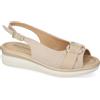 Valleverde Sandali Donna 32703 in Pelle Nude o Bianco Scarpe Casual Comode, Leggere e Flessibili, Ideali per Primavera Estate