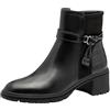 Tamaris Damen Boot Heel 1-25823-45, Stivaletto Donna, Nero, 39 EU