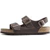 Birkenstock 034873 Milano habana, Oiled Leather SANDALO Uomo, Habana EU 45