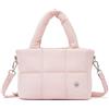 WESTBRONCO Piccole borse a tracolla per le donne mini tote bag, borsa a tracolla in nylon gonfio, borse trapuntate da donna