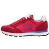 SUN68 Uomo Sneakers Basse Z36101 Pelle Rosso 45