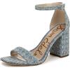 Sam Edelman Sandalo Donna con Tacco Daniella, Blu Montrose, 37 EU