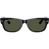 Ray-Ban Occhiali da sole Mega Wayfarer II RB0832S 901/31 Black Green 55