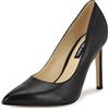 Nine West Tatiana, Scarpe décolleté Donna, Pelle Nera, 37.5 EU Larga