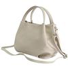 AMBRA Moda borsa a mano di donna, borsa a tracolla, borsa a spalla italiana in vera pelle dollaro GL023