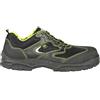 COFRA No Aplica, Ballet Flat Uomo, Negro Amarillo, 45 EU